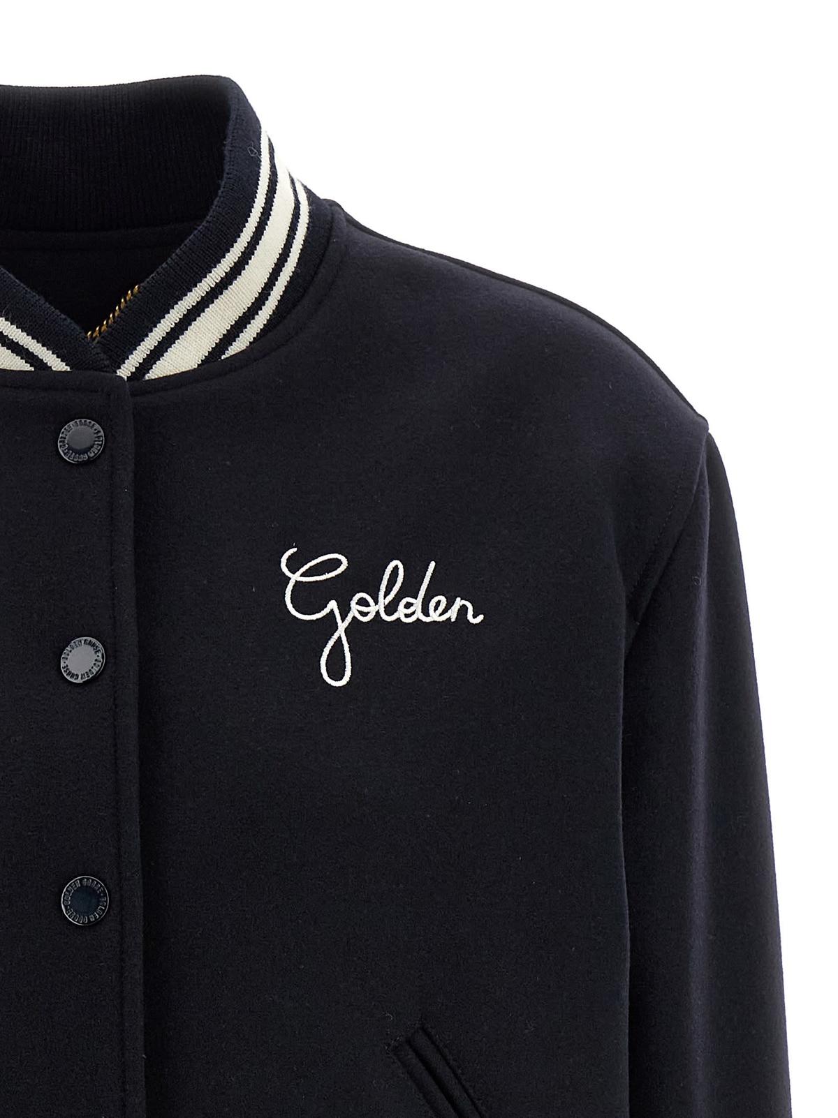 Golden Goose Dirce Bomber Jacket - Blue - Image 3 of 4