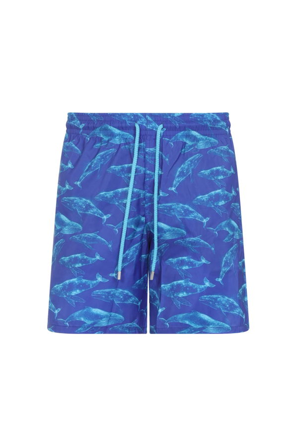 Vilebrequin Mahina Whales Swim Trunks - Versailles