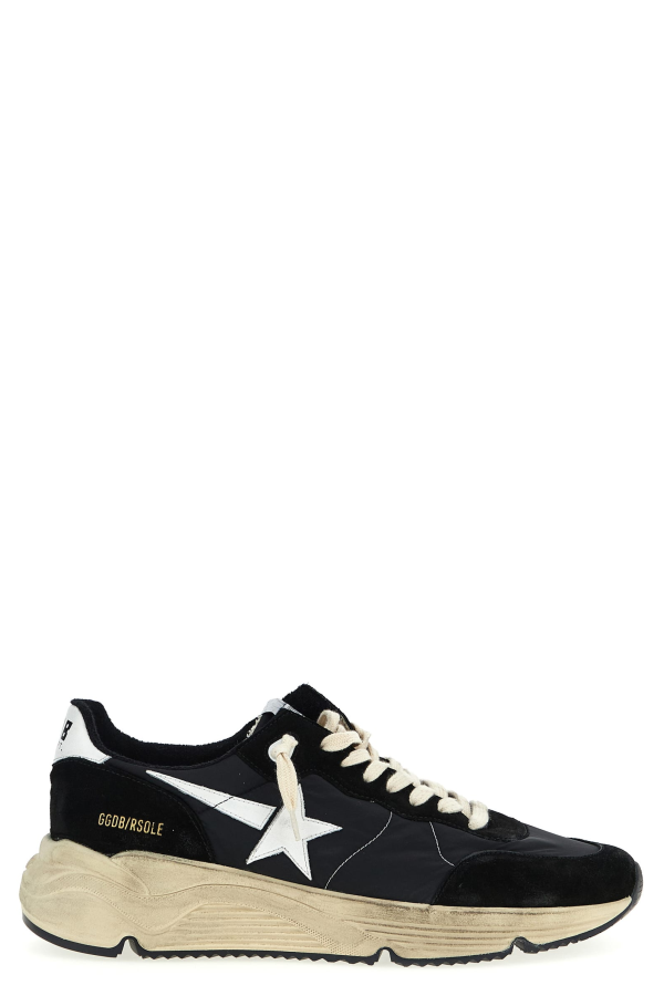 Golden Goose Running Sole Sneakers - White/Black