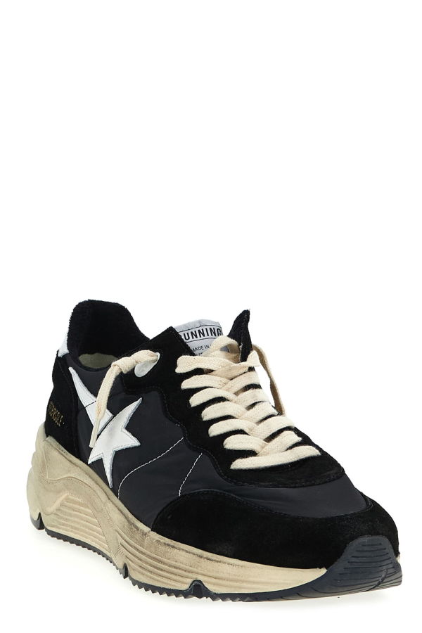 Golden Goose Running Sole Sneakers - White/Black
