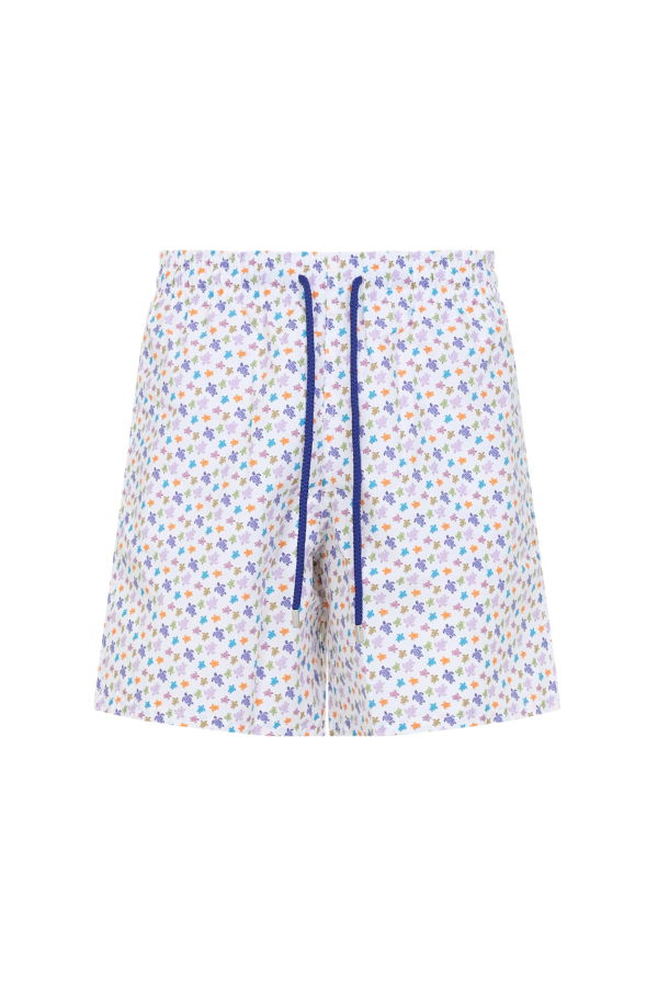 Vilebrequin Moorea Micro Turtles Swimming Trunks - Blanc