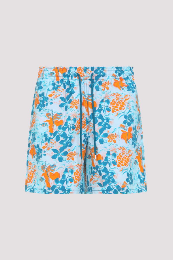 Vilebrequin Moorea Jungle Turtles Swimming Trunks - Coin Coin