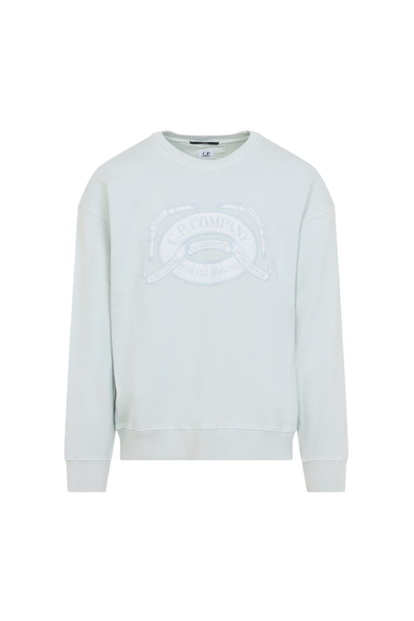 C.P. Company Crew Neck Sweatshirt - Misty Blue