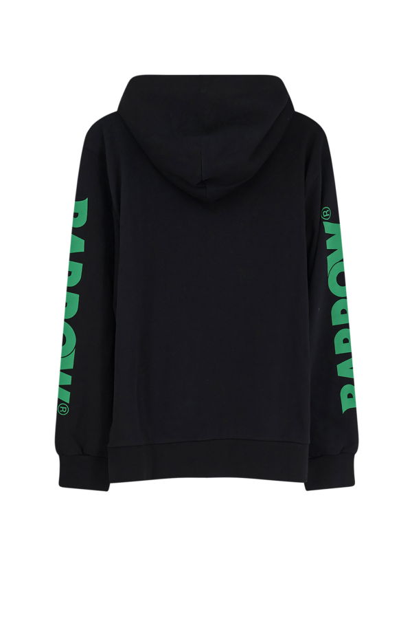 Barrow Cotton Sweatshirt With Iconic Frontal Logo - Black