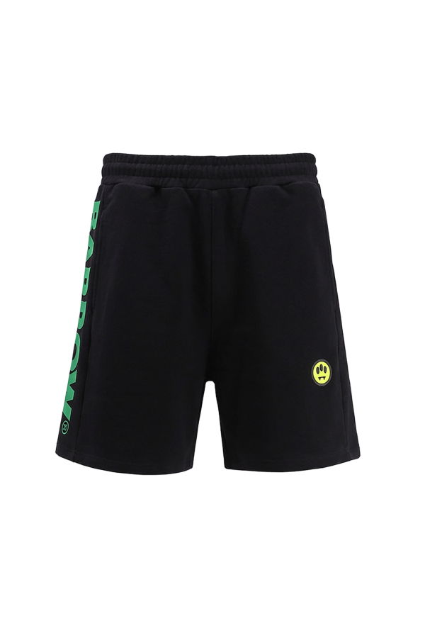Barrow Cotton Bermuda Shorts - Black