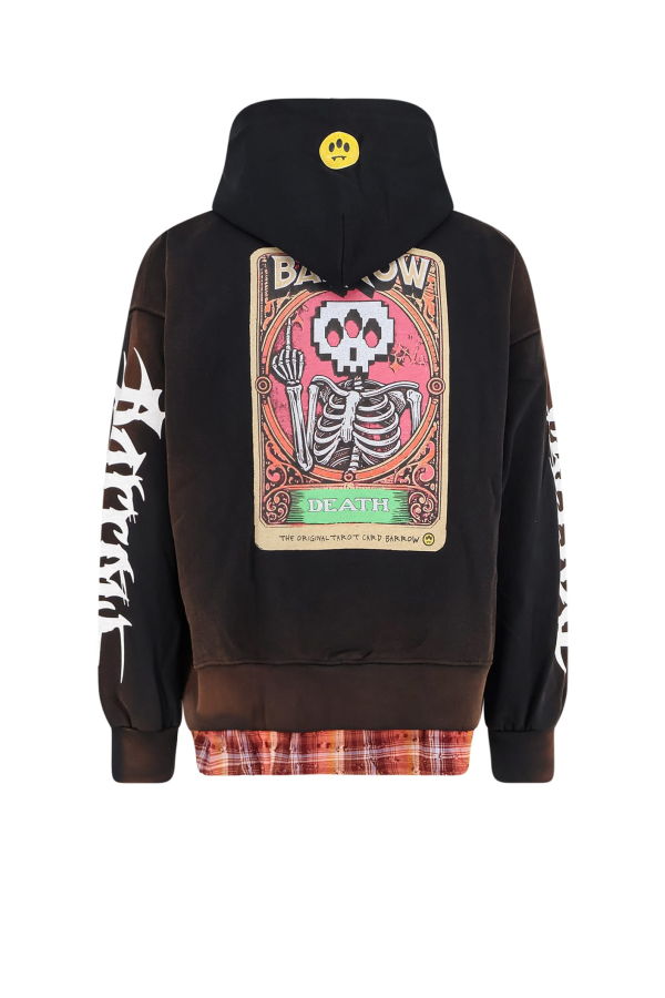 Barrow Cotton Sweatshirt With Logo On The Front Sweatshirt - Black