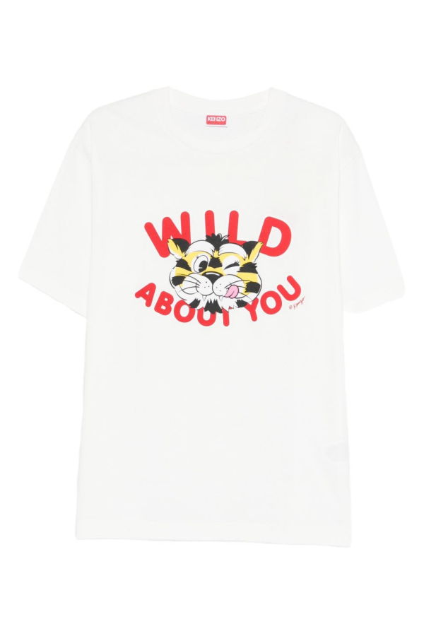Kenzo Wild Tiger Tee - White