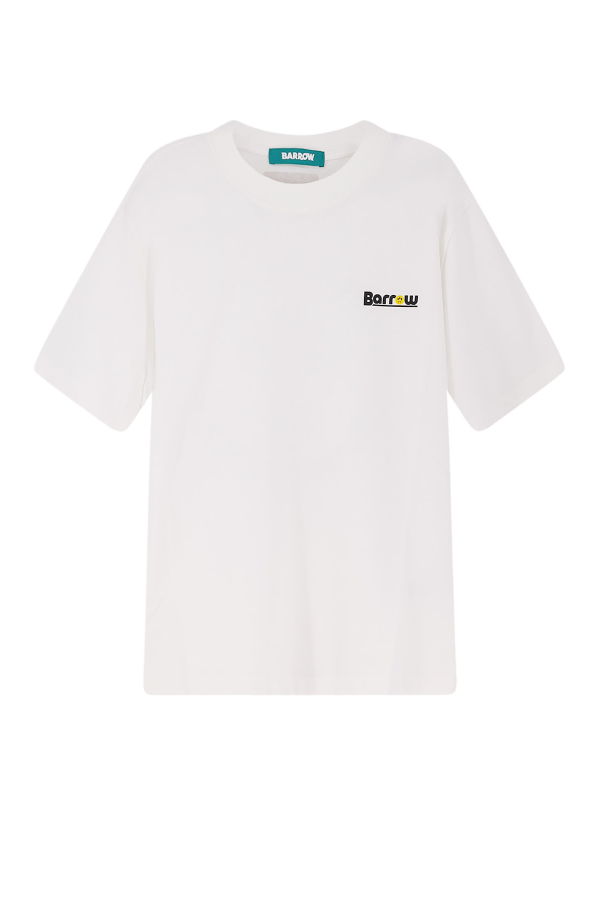 Barrow Cotton T-shirt With Frontal Logo T-Shirt - Cocco