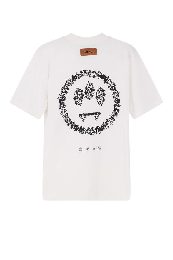 Barrow Cotton T-shirt With Frontal Logo T-Shirt - Cocco