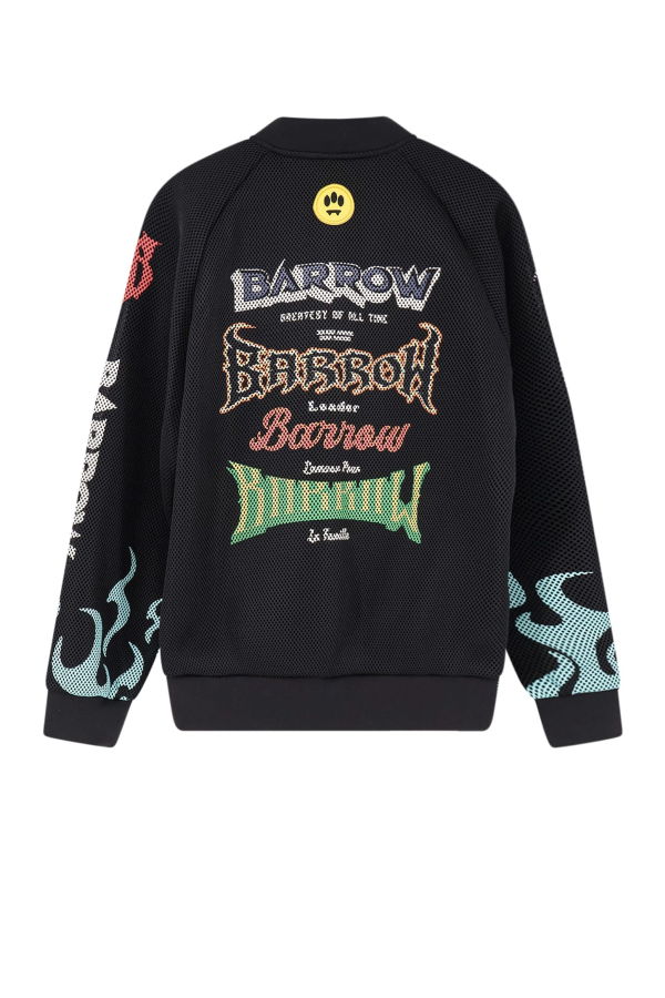 Barrow Nylon and Mesh Bomber Jacket - Black