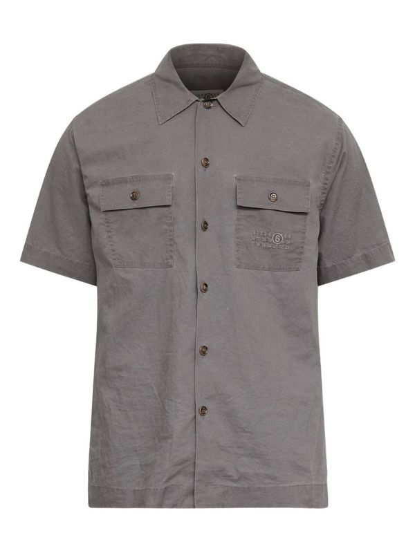 MM6 Maison Margiela Cotton Shirt - Gray