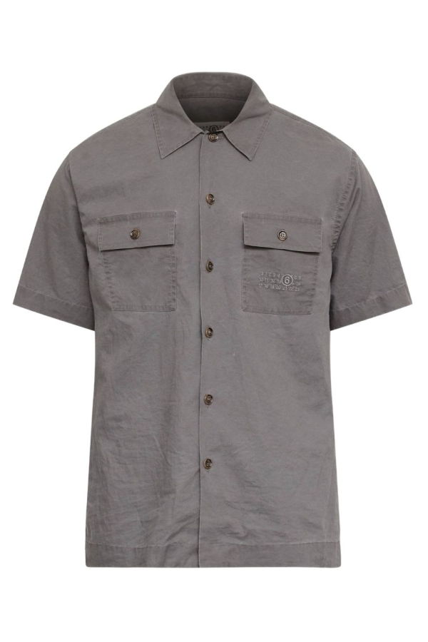 MM6 Maison Margiela Cotton Shirt - Gray