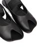 MM6 Maison Margiela Leather Slingback Ballets Flat Shoes - Black - Thumbnail 2