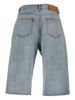 MM6 Maison Margiela Denim Cotton Shorts - Gray - Thumbnail 3