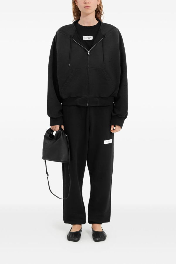 MM6 Maison Margiela Cotton Hoodie - Black