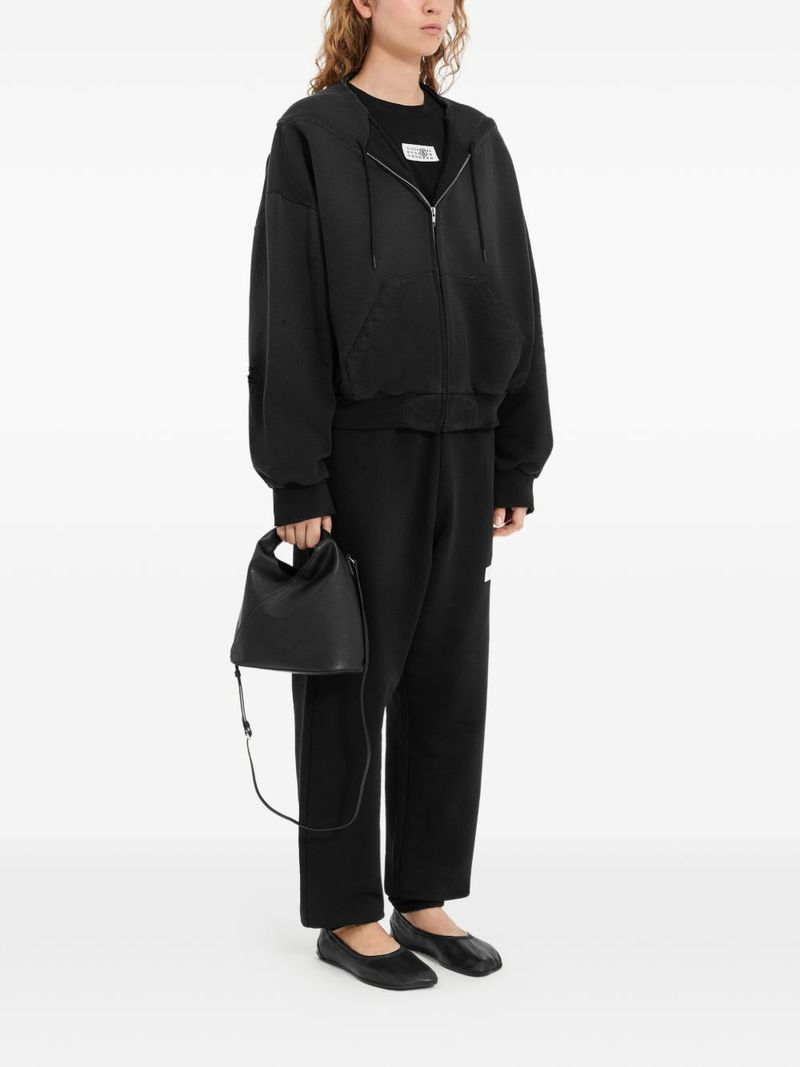 MM6 Maison Margiela Cotton Hoodie - Black