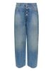 MM6 Maison Margiela Barrel Denim Jeans - Clear Blue - Thumbnail 1