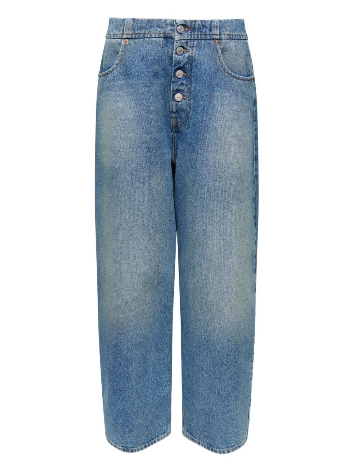 MM6 Maison Margiela Barrel Denim Jeans - Clear Blue - Image 1 of 5