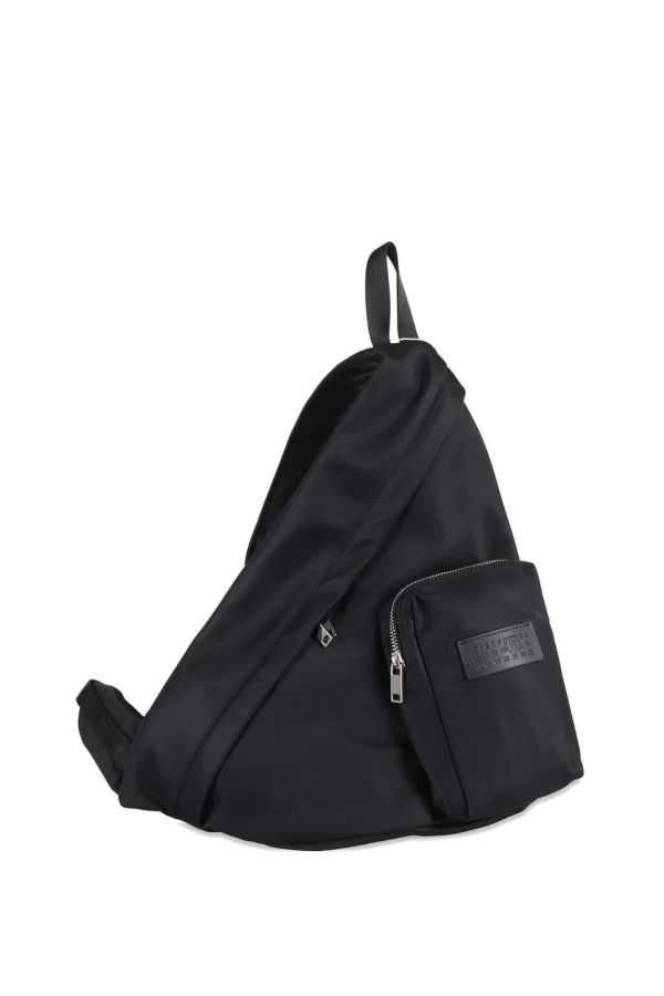 MM6 Maison Margiela Japanese Nylon Sling Bag - Black