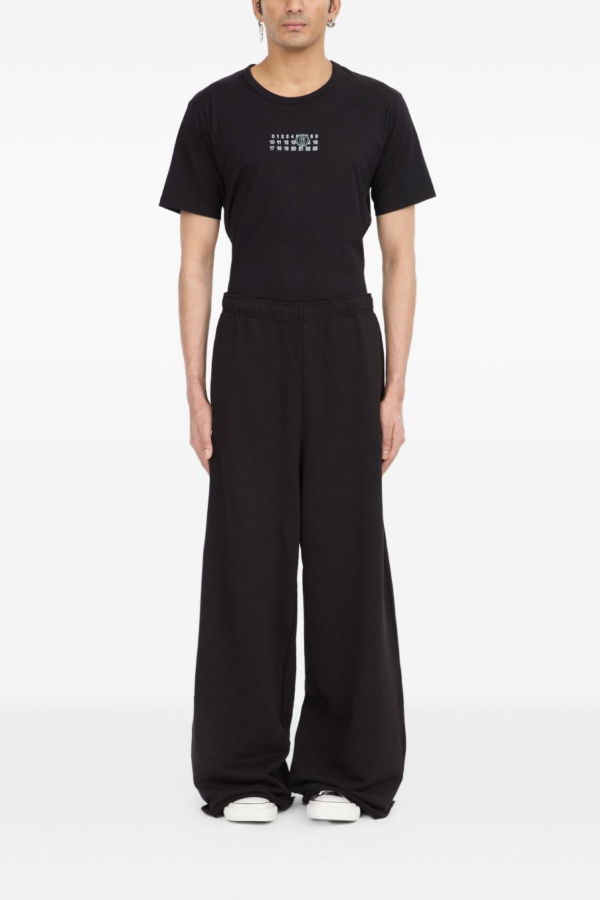 MM6 Maison Margiela Cotton Sweatpants - Black