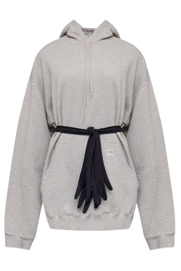 MM6 Maison Margiela Cotton Sweatdress Dress - Gray