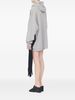 MM6 Maison Margiela Cotton Sweatdress Dress - Gray - Thumbnail 3