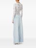 MM6 Maison Margiela Wide-Leg Denim Jeans - Clear Blue - Thumbnail 5