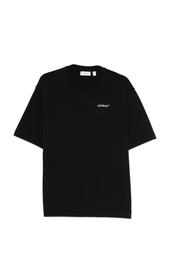 Off-White Half Arrow Cotton Tee - Black