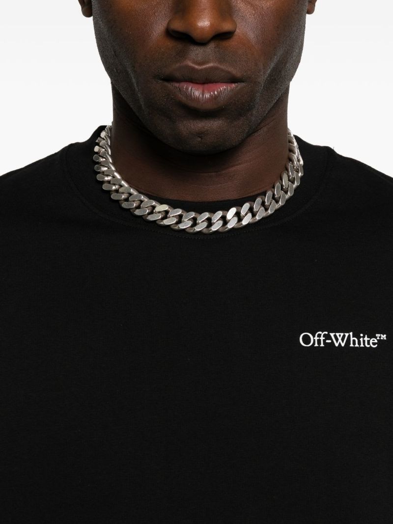 Off-White Half Arrow Cotton Tee - Black