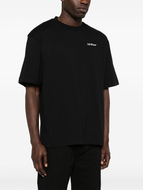 Off-White Half Arrow Cotton Tee - Black