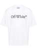 Off-White Big Bookish Cotton T-Shirt - White - Thumbnail 1