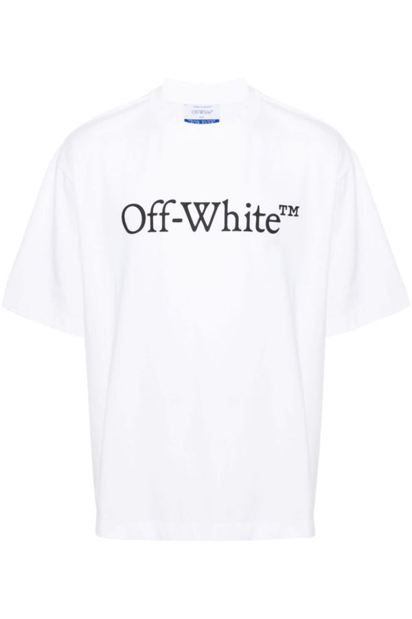 Off-White Big Bookish Cotton T-Shirt - White
