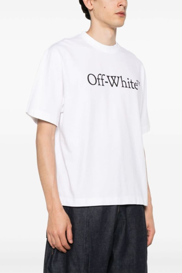 Off-White Big Bookish Cotton T-Shirt - White