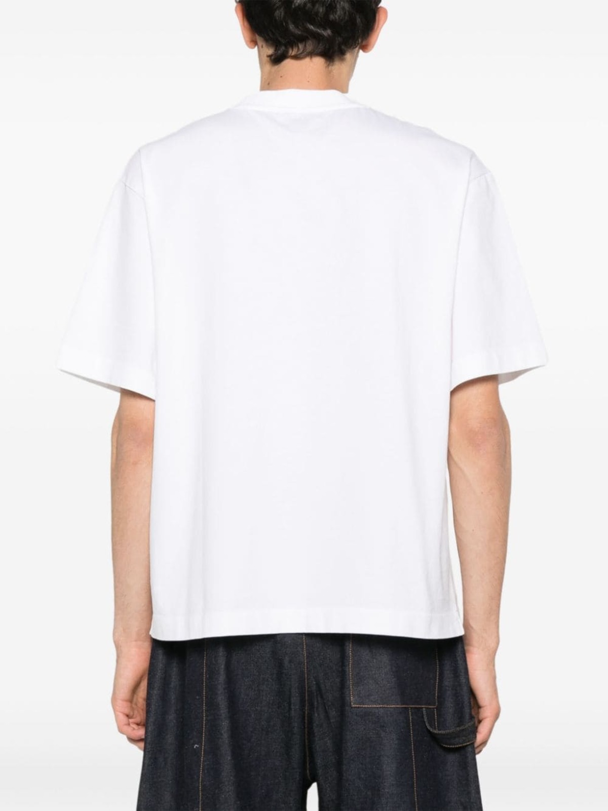 Off-White Big Bookish Cotton T-Shirt - White - Image 3 of 5