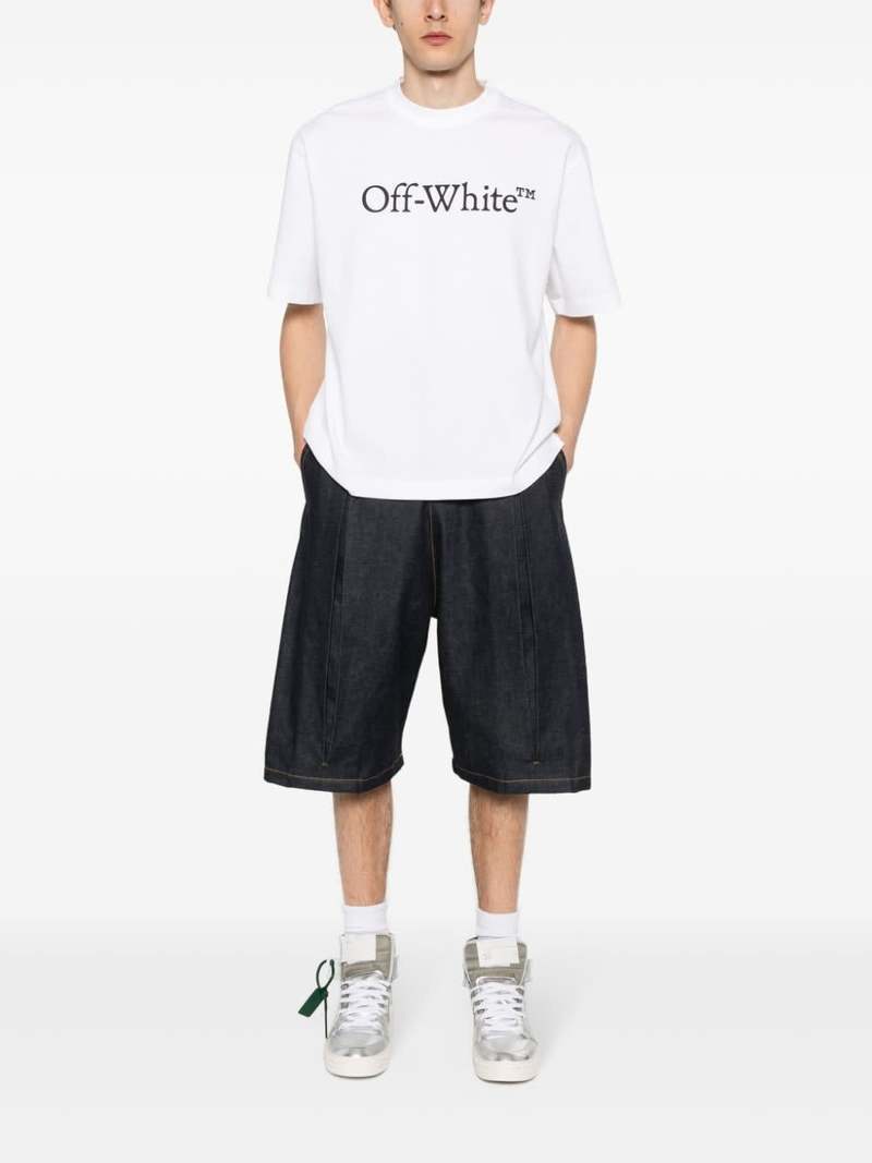 Off-White Big Bookish Cotton T-Shirt - White