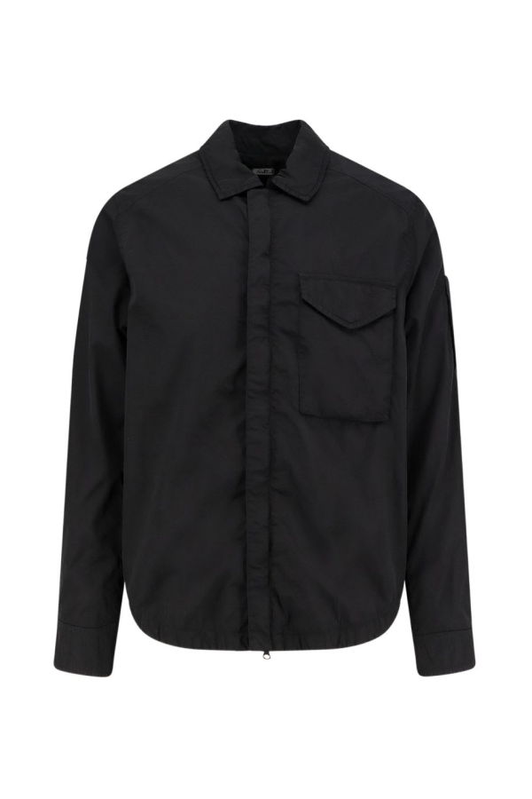 C.P. Company Nylon Overshirt Jacket - Black
