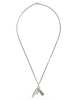 MM6 Maison Margiela Graffetta Necklace - Silver - Thumbnail 1