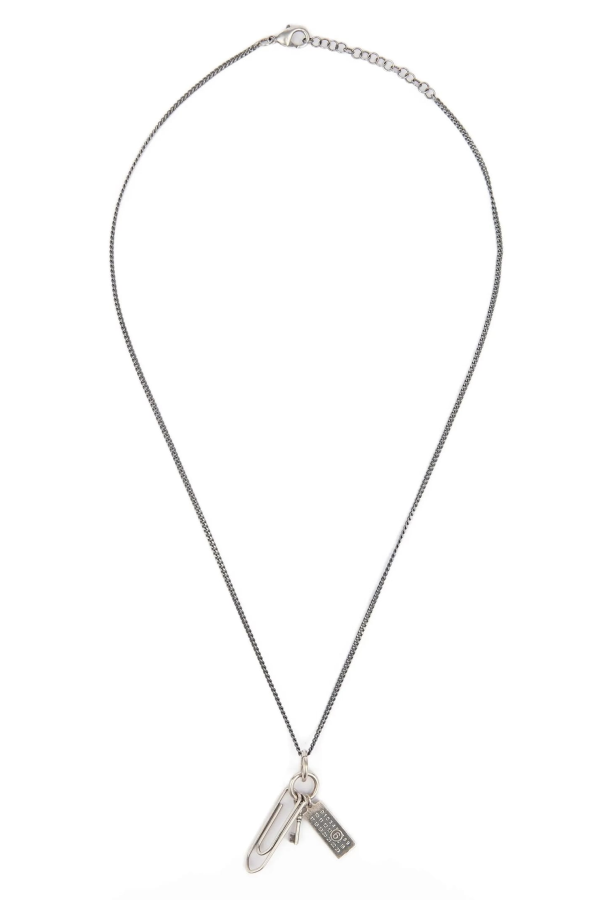 MM6 Maison Margiela Graffetta Necklace - Silver