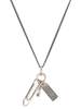 MM6 Maison Margiela Graffetta Necklace - Silver - Thumbnail 2