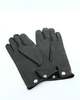 Ernest W. Baker Black Leather Gloves - Thumbnail 2