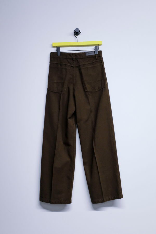 Lemaire Cotton Wide Pants - Cacao