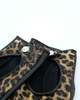 Ernest W. Baker Cheetah Leather & Viscose Open Finger Driving Gloves - Thumbnail 3