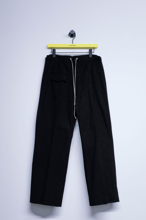 Namacheko Faded Black Cotton Trireme Trousers