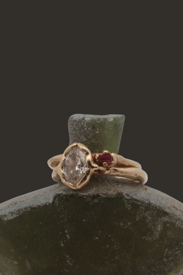 Siri Hansdotter Custom Wedding Band for Hannah Ring