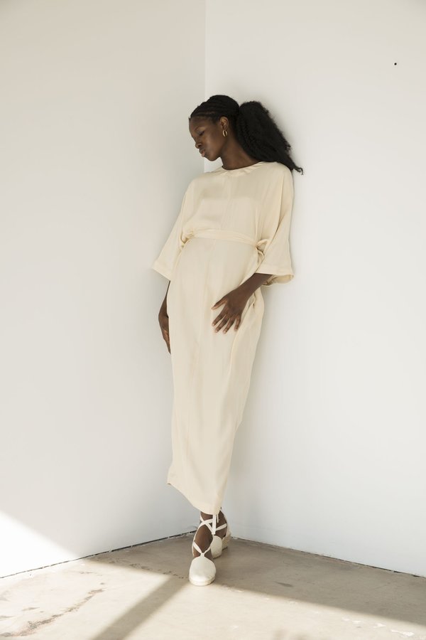 ivory a line midi dress Berylove Women Lace Long Sleeve Wedding Dress A-Line Ivory Midi Rehearsal Dinner Dress, Ivory / US22W