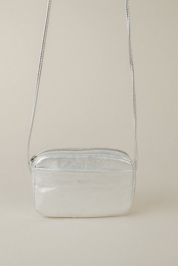 Baggu Mini Purse - Silver Baggu Mini Purse - Silver