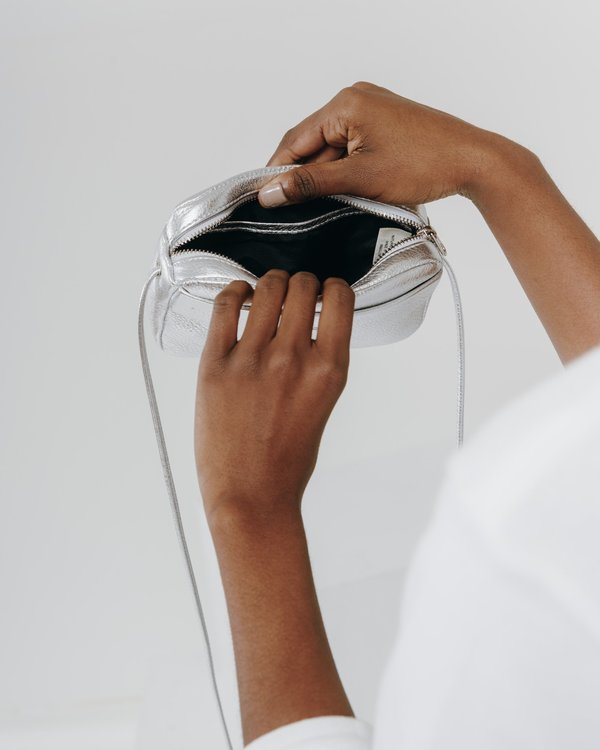 Baggu Mini Purse - Silver Baggu Mini Purse - Silver