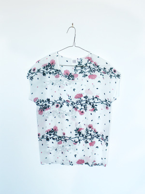 Rachel Rose Silk Vine Tee Rachel Rose Silk Vine Tee
