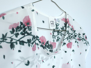 Rachel Rose Silk Vine Tee Rachel Rose Silk Vine Tee