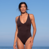 Left On Friday Weekender Suit Tall Swimsuit - Cold Brew - Thumbnail 1
